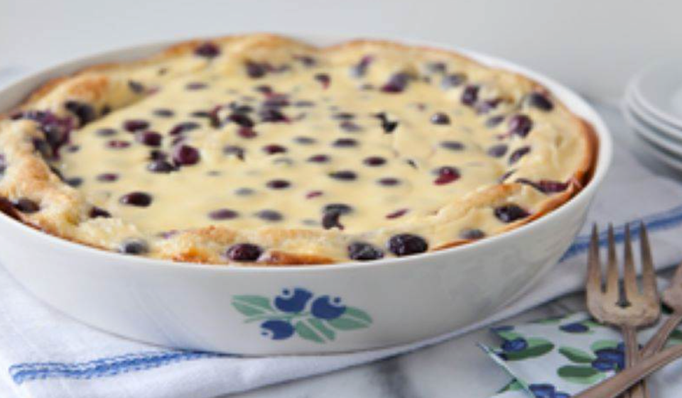Finnish Blueberry Pie